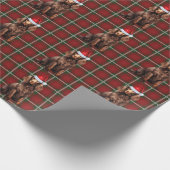 Papier Cadeau Boykin Spaniel Chien Funny Vacances Jouées Noël (Coin)