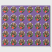 Papier Cadeau Boykin Spaniel Noël (Plat)