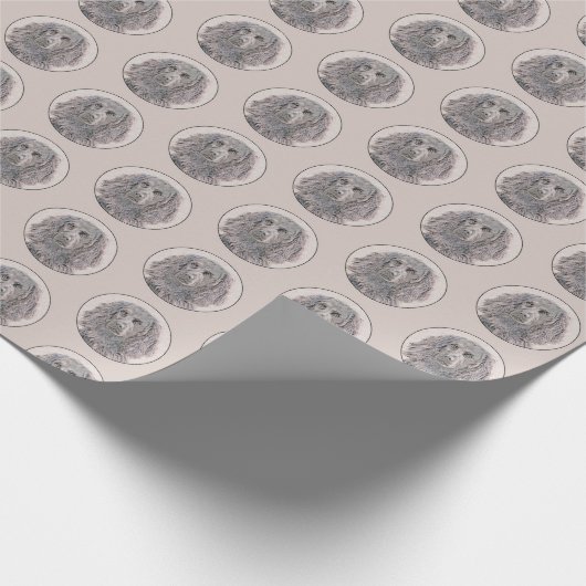 Papier Cadeau Boykin Spaniel Paining - Cute Original Dog Art (Coin)