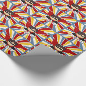 Papier Cadeau Boy's Super Kid Comic Book Theme (Coin)