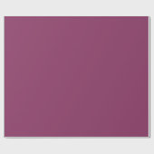 Papier Cadeau Boysenberry couleur solide (Plat)