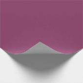 Papier Cadeau Boysenberry couleur solide (Coin)
