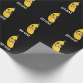 Papier Cadeau Bra-nana Funny Banana Bra Pun Dark BG (Coin)