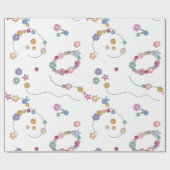 Papier Cadeau Bracelet d'amitié fille Motif de bijoux (Plat)