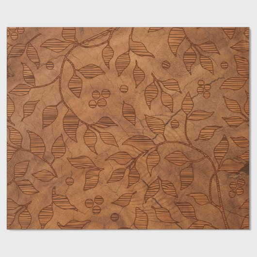 Papier Cadeau Branches Brown (Plat)