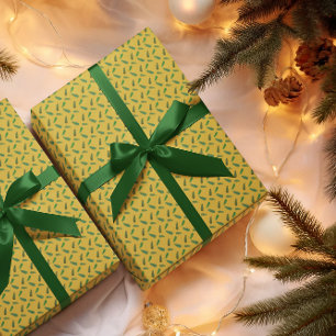 Papier Cadeau Branches d'arbre à pins des bois