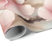 Papier Cadeau Branches de fleurs d'Apple (Coin rond)