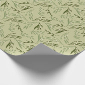 Papier Cadeau Branches de mélèze. (Coin)