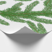 Papier Cadeau branches de sapin de Noël (Coin)