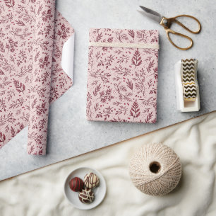 Papier Cadeau Branches d'hiver