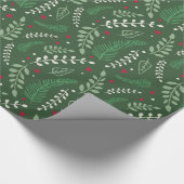 Papier Cadeau Branches d'hiver | Fêtes (Coin)