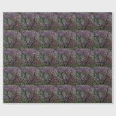 Papier Cadeau Branches et fleurs (Plat)