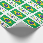 Papier Cadeau Brasil et Verte et Jaune (Coin)
