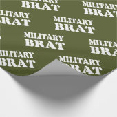 PAPIER CADEAU BRAT MILITAIRE (Coin)