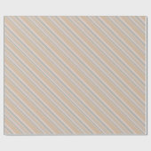 Papier Cadeau Brayures beiges (Plat)