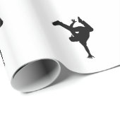 Papier Cadeau Breakdancer de hip hop (Coin rond)