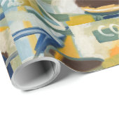 Papier Cadeau Breakfast Blend (Coin rond)