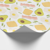 Papier Cadeau Breakfast Pattern (Coin)