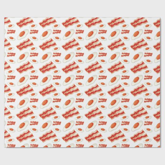 Papier Cadeau Breakfast Pattern (Plat)