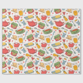 Papier Cadeau Breakfast Pattern (Plat)