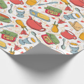 Papier Cadeau Breakfast Pattern (Coin)