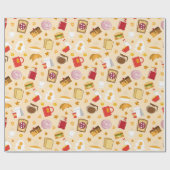 Papier Cadeau Breakfast Pattern (Plat)
