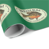 Papier Cadeau Bream, Bluegill (Coin rond)