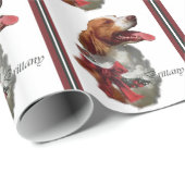 Papier Cadeau Bretagne Espagne Noël (Coin rond)