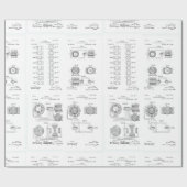 Papier Cadeau Brevet US381968 p 1-4 de moteur d'Elecro-Aimant de (Plat)