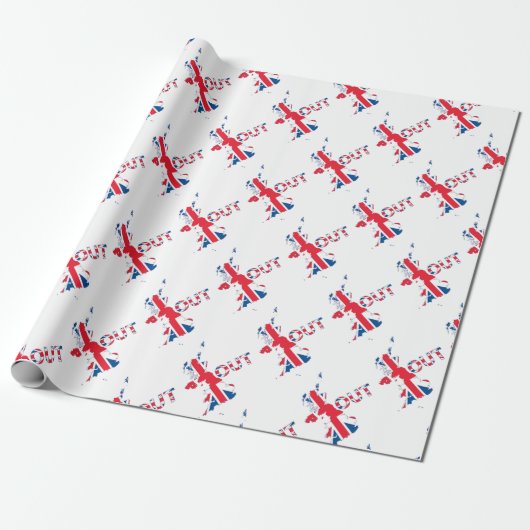 PAPIER CADEAU BREXIT UNION JACK (Déroulé)