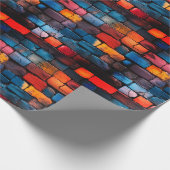 Papier Cadeau Brick Wall Art (Coin)