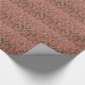 Papier Cadeau Brick wall with joints (Coin)