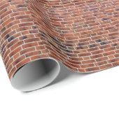 Papier Cadeau Brick wall with joints (Coin rond)