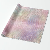 Papier Cadeau Bridal Unicorne rose Silver Spark 16e Mariage (Déroulé)