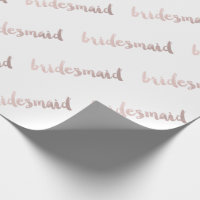 bridesmaid en or rose moderne
