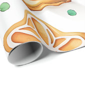 Papier Cadeau Bright and Joyful Holiday Cookies (Coin rond)