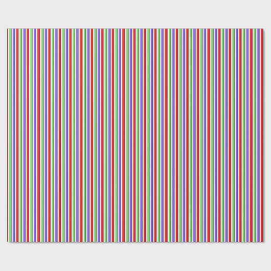 Papier Cadeau Bright Candy Stripe (Plat)
