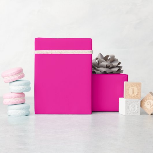 Papier Cadeau Bright Pink Wrapping Paper (Baby Shower)