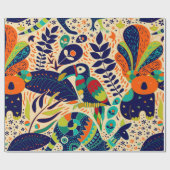 Papier Cadeau Bright seamless pattern. Yellow floral background. (Plat)