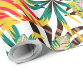 Papier Cadeau Bright Tropical (Coin rond)
