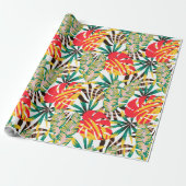 Papier Cadeau Bright Tropical (Déroulé)