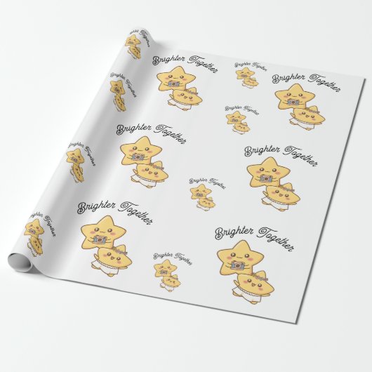 Papier Cadeau Brighter Together – Wrapping papper (Déroulé)