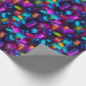 Papier Cadeau Brillance Abstraite (Coin)