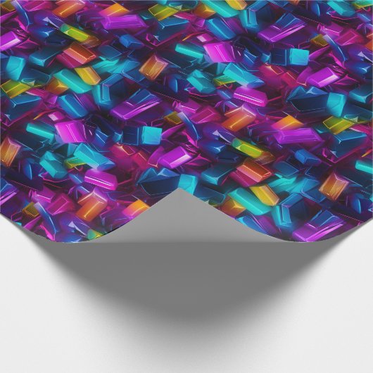 Papier Cadeau Brillance Abstraite (Coin)