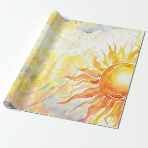 Papier Cadeau Brillance du faisceau solaire