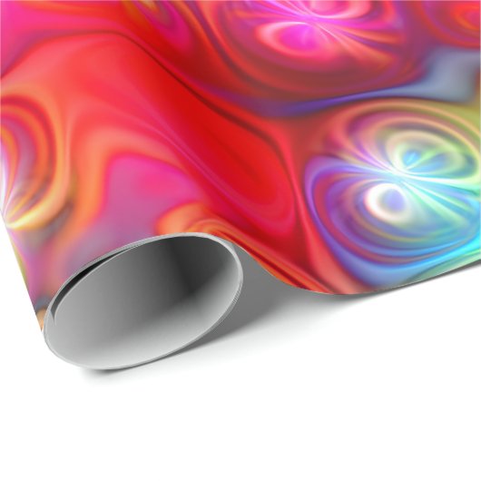 Papier Cadeau Brillance kaléidoscopique : inspiré par le verre (Coin rond)