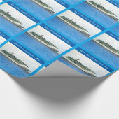 Papier Cadeau Brillant dans les caïmans faits sur commande (Coin)