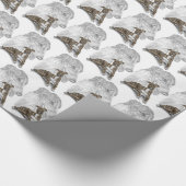 Papier Cadeau Brindle Greyhound Chig Art (Coin)