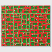 Papier Cadeau Briques 011 de Tiki (Plat)