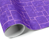 Papier Cadeau Briques de texture de pierre abstraite decor ornem (Coin rond)